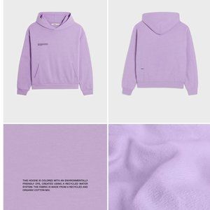 Heavyweight recycled cotton hoodie-orchid purple